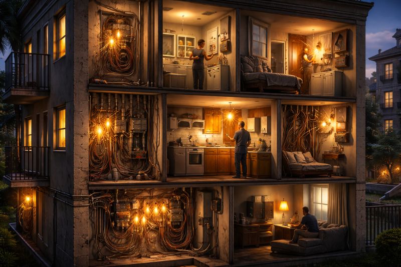 Why Electrical Problems in Older Buildings Tend to Repeat