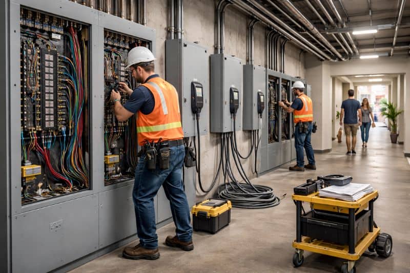 Phased Electrical Modernization Without Tenant Disruption
