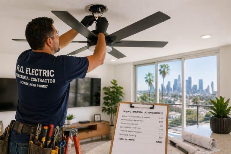 Ceiling Fan Installation in Los Angeles