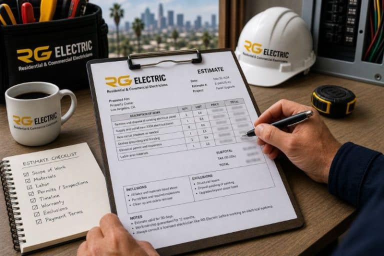 RG Electric Estimate
