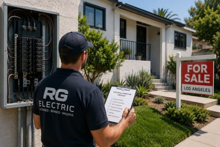 What electrical work is required when selling a home in Los Angeles?